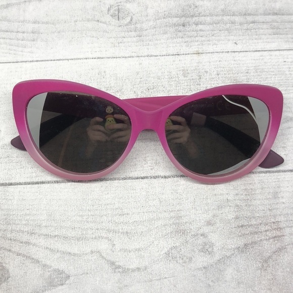Adrienne Vittadini pink-purple ombre sunglasses mirrored. - Picture 2 of 6